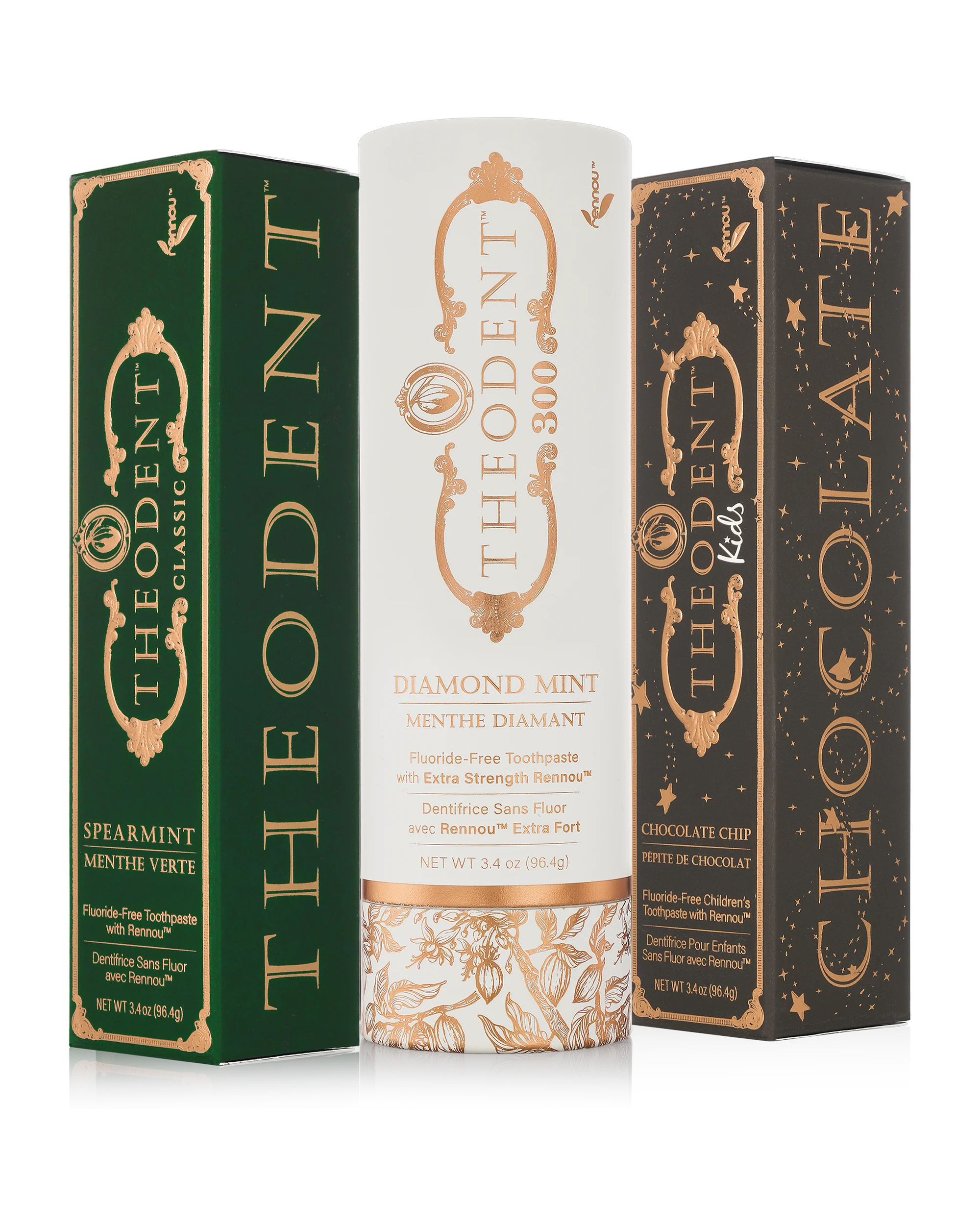 Theodent Classic, Theodent Kids and Theodent 300 together