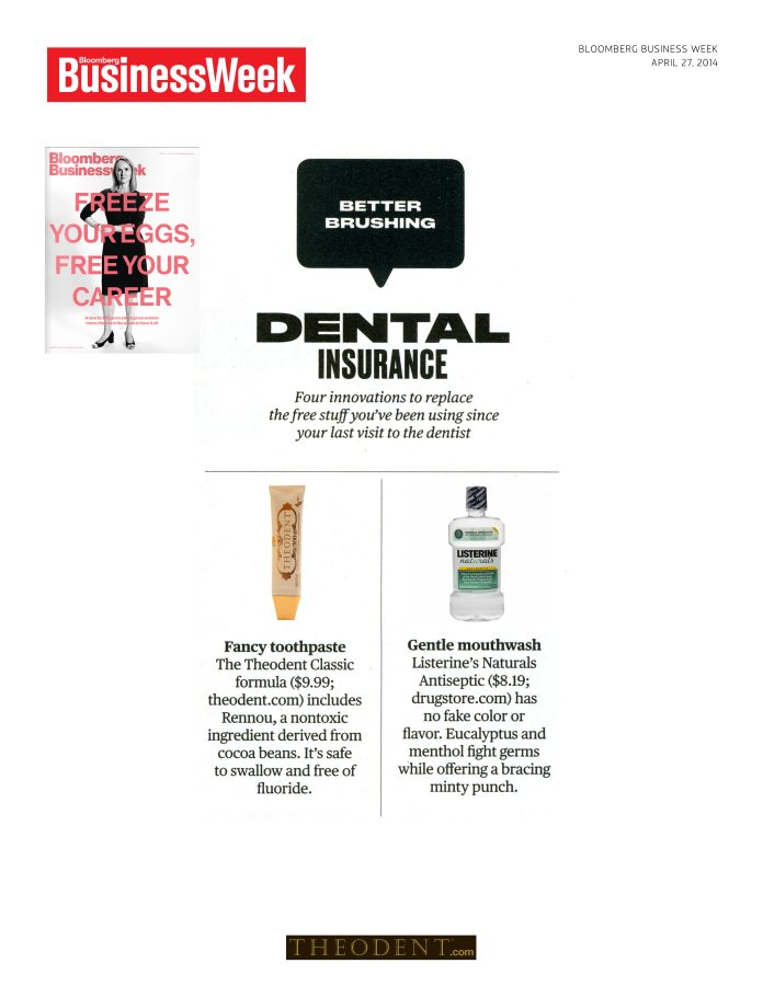 Bloomberg Businessweek page featuring Theodent