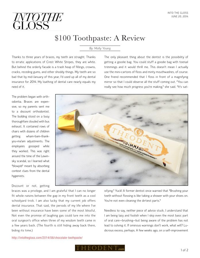 Into The Gloss review of Theodent 300